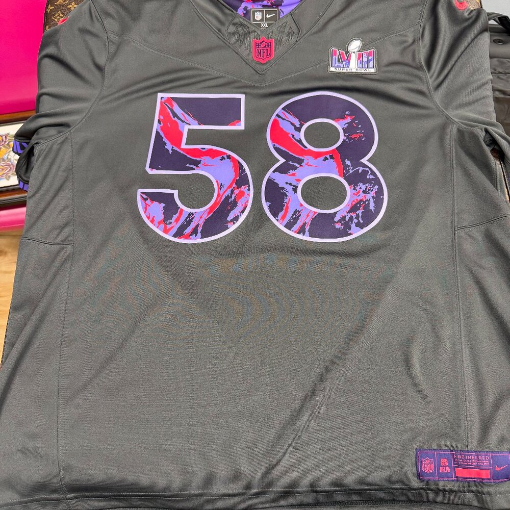 Nike Super Bowl LVIII 58 Limited Edition Jersey Mens 3XL